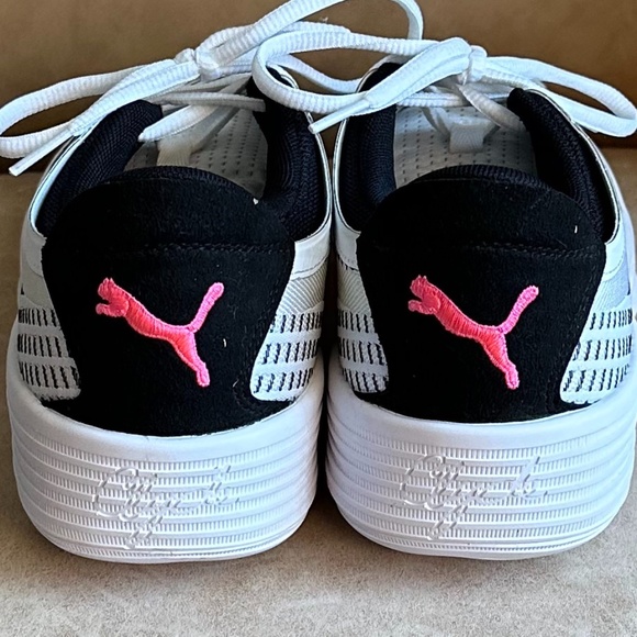 Puma Men's Clyde All-Pro Basketball Sneakers White/Black Size 7.5 Athleisure - Picture 4 of 12